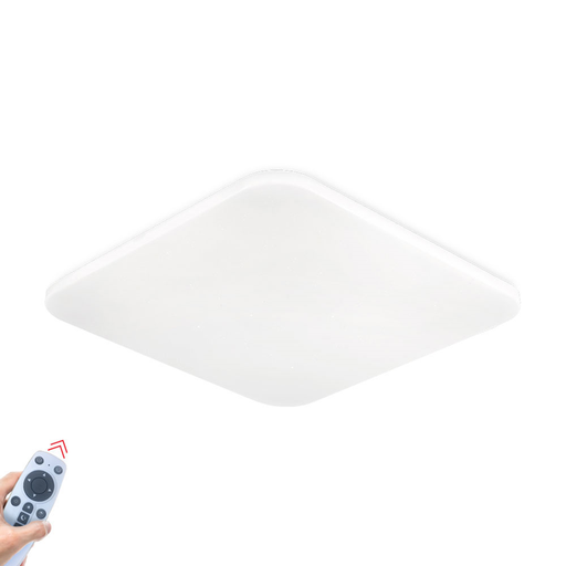 [BRYBH16-03490] 103099-JADE-SS-SQR-D490-40W-RMT-IP20-CEILING FIXTURE-BRY-