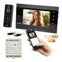 140360- Vidéophone VIFIS FHD (sans combiné, serrure à code, lecteur de cartes/badges de proximité, contrôlé par application mobile, alimentation sur rail DIN, noir)