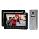 140364-NOVEO MULTI2 two-family video door phone set, LCD 7" monitor, black-ORN