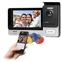 146004 - Philips WelcomeEye Connect 2, video doorphone set, loudspeaking, LCD 7", touch screen, OSD menu, WI-FI + smartphone APP, gate control, RFID -ORN