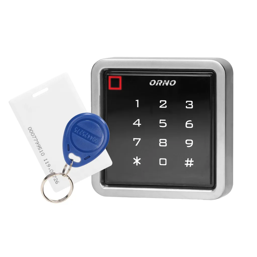 140370- Serrure à code avec lecteur de cartes et badges de proximité, IP68, 1-relais-ORN