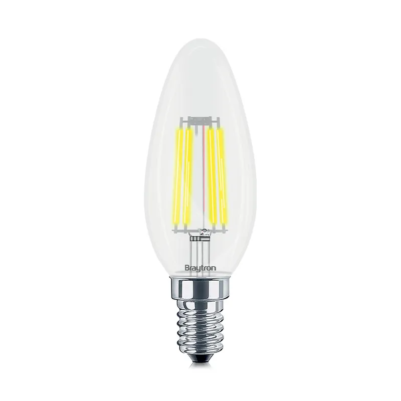 120130 - 4W E14 C35 CLEAR 2700K LED BULB BRY