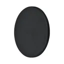 102122-Braytron PALERMO M Round Black 12W 3000K IP65 WALL LIGHT