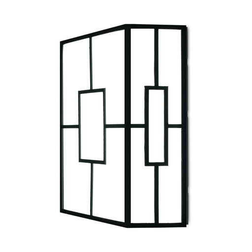 [BRYBG37-00481] 102124-VENETO A Square Black 20W 3IN1 IP44 WALL LIGHT