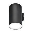 102128-VEKTA D WL.2 Black 2X9W 3000K IP65 WALL LIGHT