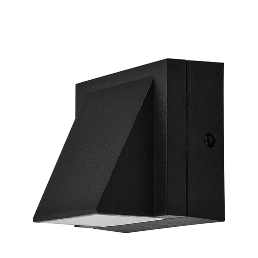 [BRYBG38-02601] 102129-VEKTA C WL.1 Black 1X6W 3000K IP65 WALL LIGHT