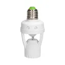 149892- Douille d'ampoule avec détecteur de mouvement PIR, 360°, IP20, culot E27, 1x60W