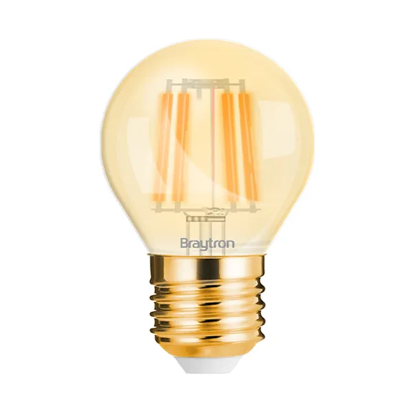 120146 - 4W E27 G45 AMBER 2200K LED BULB BRY