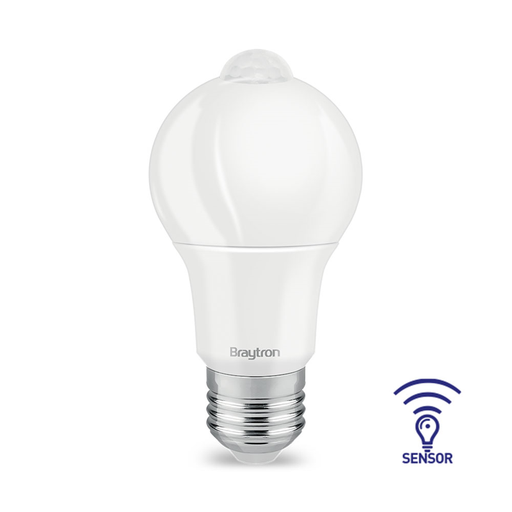 [BRYBA14-70920] 101106 - ADVANCE 9W MOTION SENSOR E27 A60 3000K LED BULB - BRY