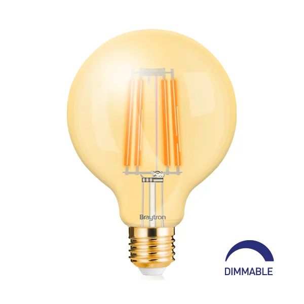 120151 - 6W E27 G95 2200K DIMMABLE LED BULB BRY