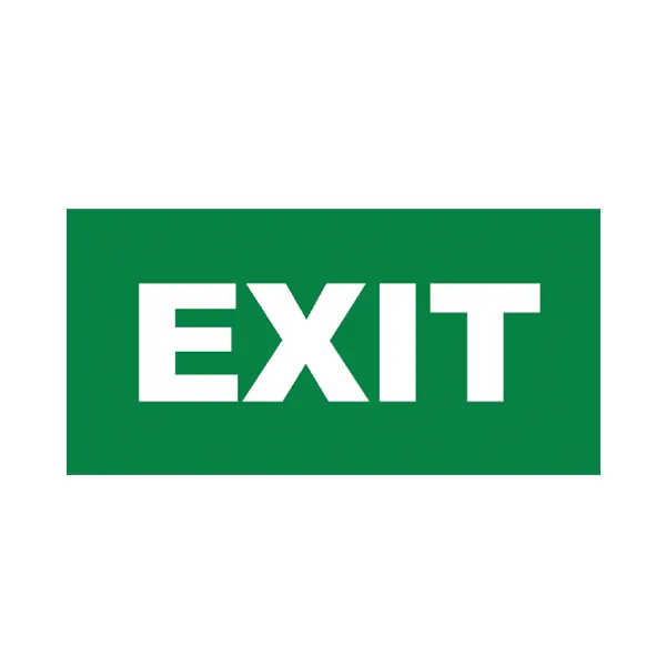 101141 - EXIT SIGN PVC - BRY