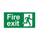 101143 - EXIT SIGN FIRE EXIT PVC-  BRY