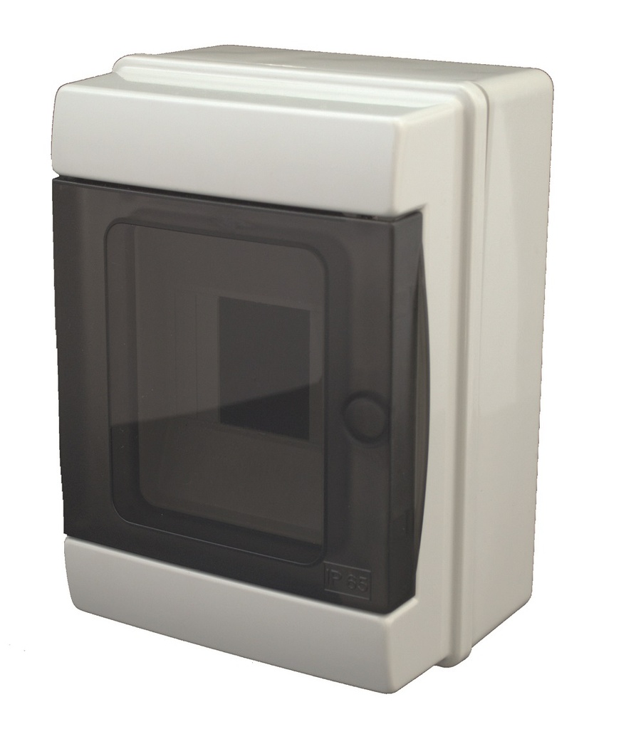 145040- Coffrets de Distribution Muraux Étanches 4 modules avec porte colorée 145x200x105 IP65 FAEG