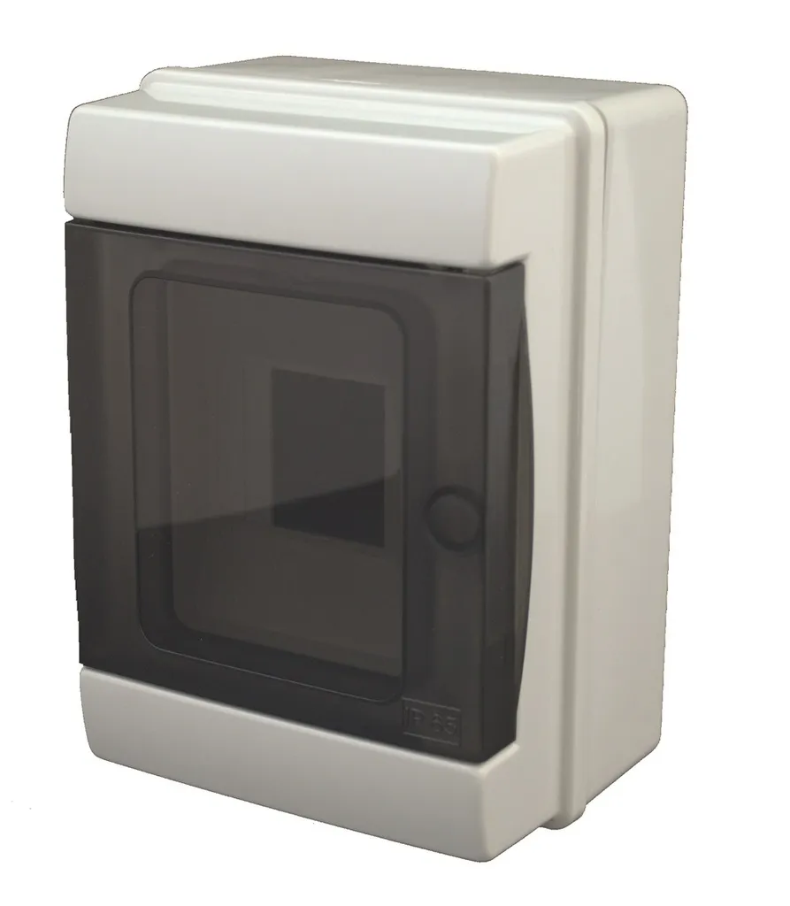 145040- Verzegelde wandverdeelkasten 4 modules met gekleurde deur 145x200x105 IP65 FAEG