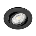 102015 - 7W G3 ROUND BLACK 3IN1 LED DOWNLIGHTBRY