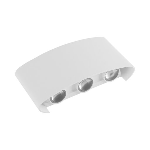 [BRYBG38-02900] 103188-VECTOR-B-WL-WHT-6X1W-3000K-IP65-WALL LIGHT-BRY