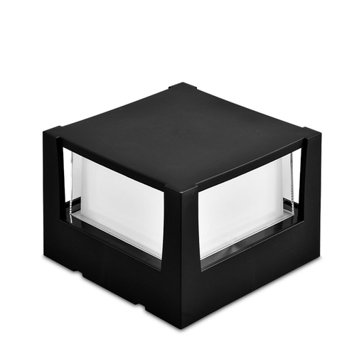 [BRYBG38-01501] 101266-BRY-WALLS-G1-SQR-BLC-15W-3000K-IP65-WALL LIGHT