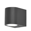 102020 - RITA P WL.1 GRY 1xGU10 IP44 WALL FIXTUREBRY