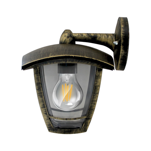 [BRYBG44-00406] 101311-BRY-BERLIN_WL.D-BRZ-E27-IP44-WALL LIGHT