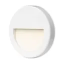 102037 - VEKTA 3W ROUND WHT 3000K B IP65 WALL FIXTUREBRY