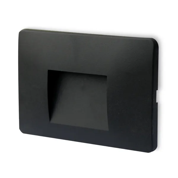 102040 - VEKTA SQUARE 3W BLACK B 3000K B IP65 WALL FIXTUREBRY
