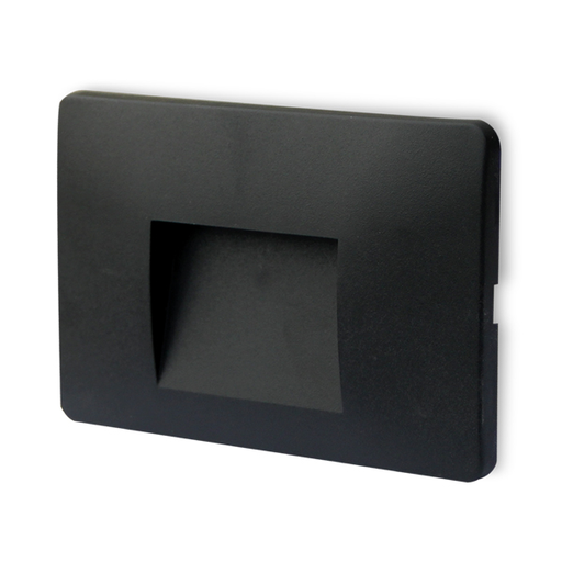 [BRYBG38-02101] 102040 - VEKTA SQUARE 3W BLACK B 3000K B IP65 WALL FIXTURE-BRY