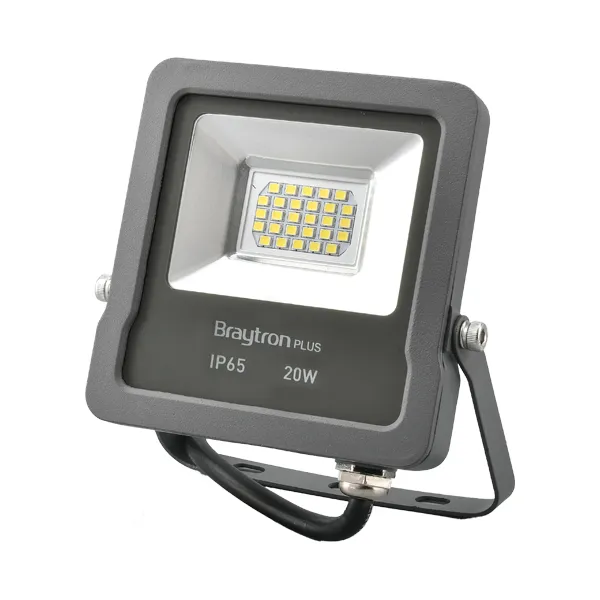 101822-BRY-FLOOD-SL-20W-GRY-6500K-IP65-LED FLOODLIGHT