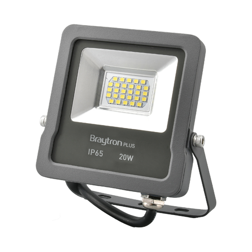 [BRYBT61-02032] 101822-BRY-FLOOD-SL-20W-GRY-6500K-IP65-LED FLOODLIGHT