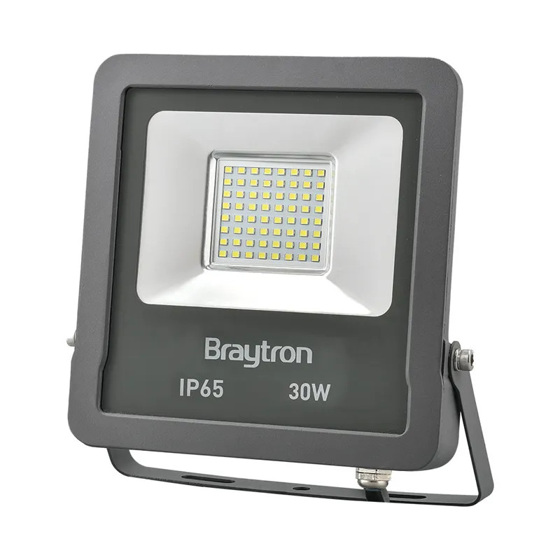101825-BRY-FLOOD-SL-30W-GRY-6500K-IP65-LED FLOODLIGHT