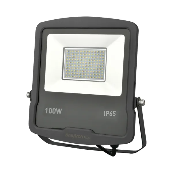 101832-BRY-FLOOD-SL-100W-GRY-6500K-IP65-LED FLOODLIGHT