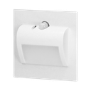 140521-DRACO LED NEW 1.5W, recessed step light, 12VDC, 30lm, 6000K, white, motion and twilight sensors