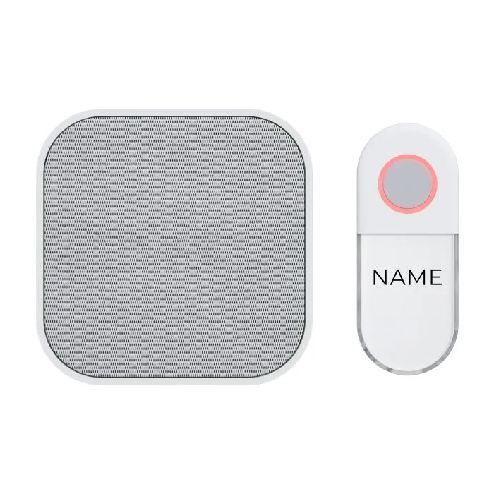 140535 - TELA AC wireless mains-powered doorbell, learning system, 38 sounds, white