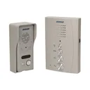 140549 - Single family doorphone, handset free, ELUVIO aluminium housing; loudspeaker; wires 4+2; grey indoor unit