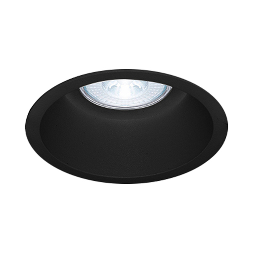 [BRYBH03-04091] 103008 - TETRA CF ROUND BLACK IP20 SPOTLIGHT FIXTURE-BRY