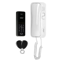 140559 - ERIN, single family audio doorphone set, 2-wire, code lock, RFID, white
