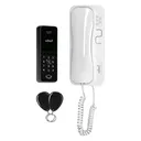 140559 - ERIN, single family audio doorphone set, 2-wire, code lock, RFID, white