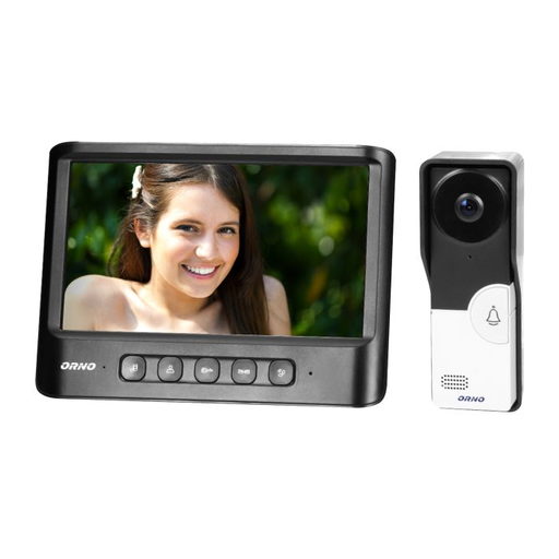 140567 - IMAGO 7" single family videodoorphone, black An ultra slim 7" LCD monitor with smooth adjustment of parameters, 16 selectable ringtones and an additional gate control function. CMOS camera, protective rain cover included.