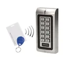 143136- Code lock with card and proximity tags reader, IP68 protection rating IP68; power consumption: 25 +/- 5 mA (stationary) to 60mA (with two relays)