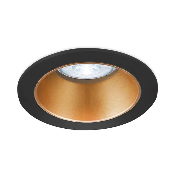 103019 - BETA B ROUND BLACKGOLD IP20 SPOTLIGHT FIXTUREBRY