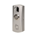 143147 - Exit button with LED backlight, surface mounted Solid, aluminum casing, equipped with a LED backlight button, enables the opening of a door equipped with electric strike