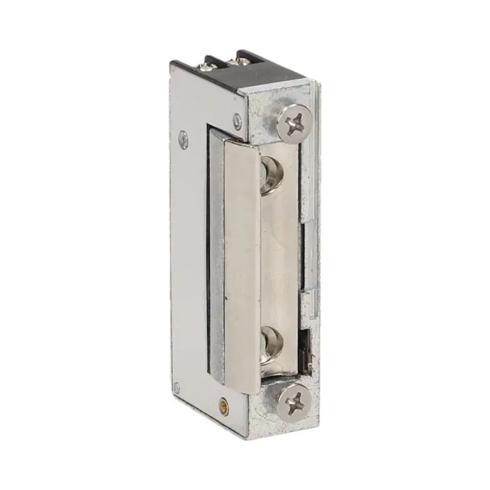 143162 - Symmetric electric strike with lock, MINI 280mA for 12VDC