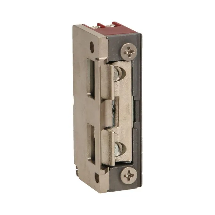 143170 - Electric strike with latch guide, reversible, MINI 280mA for 12VDC