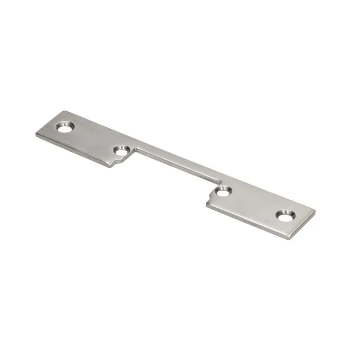 143174 - Faceplate short, two-sided applied for mounting on clinker, metal or wood pillar, etc.; easy installation of electric locks; made of aluminum and zinc alloy (stainless steel)