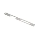 143176 - Faceplate long, twosided applied for mounting on clinker, metal or wood pillar, etc.; made of aluminum and zinc alloy (stainless steel)