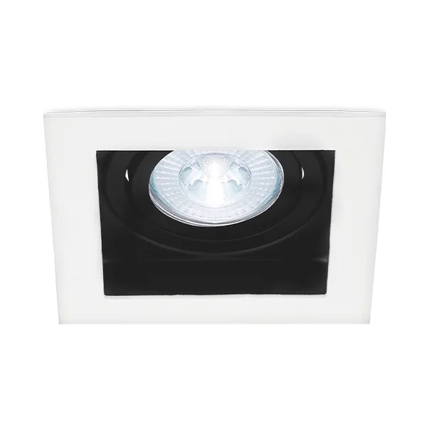 103013 - BETA A SQUARE 1D WHITE IP20 SPOTLIGHT FIXTUREBRY