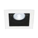 103013 - BETA A SQUARE 1D WHITE IP20 SPOTLIGHT FIXTUREBRY
