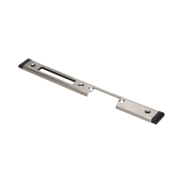 143177 - Faceplate long, left applied for mounting on clinker, metal or wood pillar, etc.; made of aluminum and zinc alloy (stainless steel)