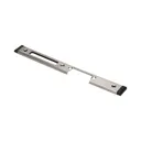 143177 - Faceplate long, left applied for mounting on clinker, metal or wood pillar, etc.; made of aluminum and zinc alloy (stainless steel)