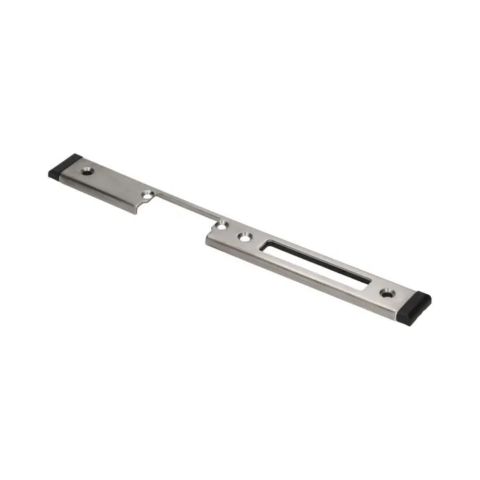 143178 - Faceplate long, right applied for mounting on clinker, metal or wood pillar, etc.; made of aluminum and zinc alloy (stainless steel)