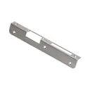 143180 - Faceplate angled, right applied for mounting on clinker, metal or wood pillar, etc.; made of aluminum and zinc alloy (stainless steel)